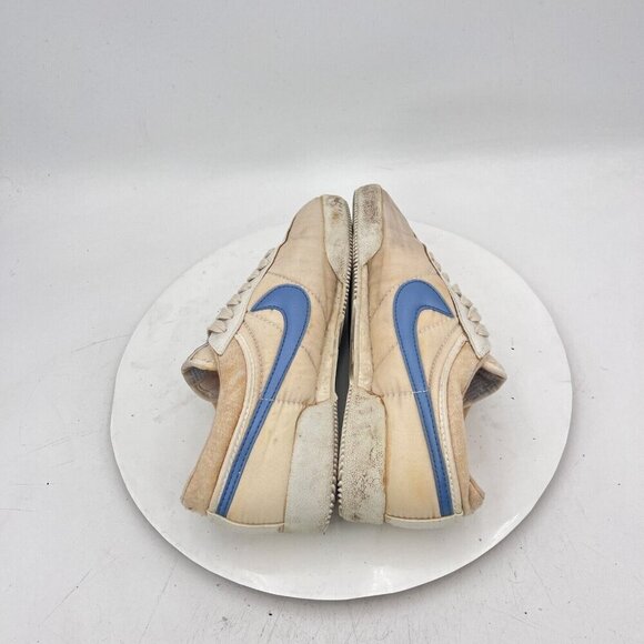 Vintage Nike Training Women's Size 5 Blue White Nylon Sneakers Made in Korea - Picture 5 of 12